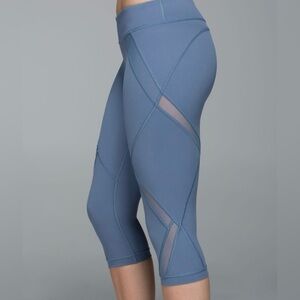 LULULEMON | Women’s Cool To Street Crop - Blue‎ Denim - Sz 4
